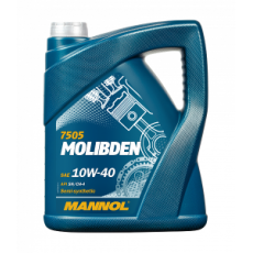 картинка MANNOL MOS  SAE 10W-40 (7505) Полусинтетическое моторное масло с молибденом 4л. от интернет-магазина "АВТОИМПЕРИЯ", 4036021275055