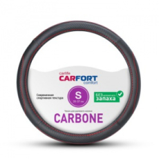 картинка Оплёткa  " CarFort Carbone"  S BK/RD  CS7151 от интернет-магазина "АВТОИМПЕРИЯ", 8801558871515