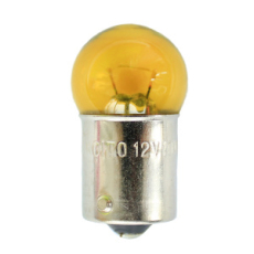 картинка Лампа 12V 10W G18   Желтая  "KOITO" от интернет-магазина "АВТОИМПЕРИЯ", 4961065168103