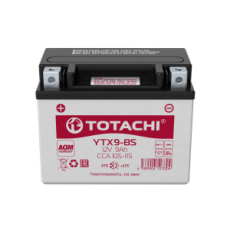 картинка Аккумулятор TOTACHI  9 А/Ч 12N9-4B-BS  12V от интернет-магазина "АВТОИМПЕРИЯ", 2000000047720