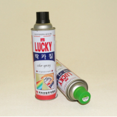 картинка Краска "Lucky" - Зеленый/светло 351 (420мл) от интернет-магазина "АВТОИМПЕРИЯ", 2000000038827