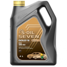 картинка S-OIL 7  GOLD # 9 C3 SN/CF 5W-40 Синтетика 100% 4L от интернет-магазина "АВТОИМПЕРИЯ", 2000646512286