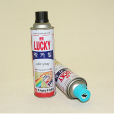 картинка Краска "Lucky" - Голубой 327 (420мл) от интернет-магазина "АВТОИМПЕРИЯ", 2000000038797