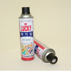 картинка Краска "Lucky" - Черный-матовый 388 (420мл) от интернет-магазина "АВТОИМПЕРИЯ", 2000000039022