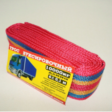 картинка Трос буксир. лента 10 т 6 м (петля) от интернет-магазина "АВТОИМПЕРИЯ", 2000000038056