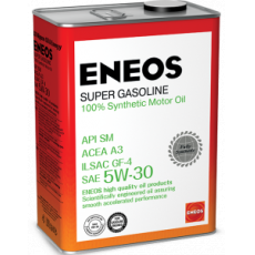 картинка ENEOS Super Gasoline  100% Synt. SM  5W-30    4л от интернет-магазина "АВТОИМПЕРИЯ", 2000000036540