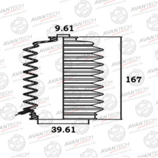 картинка Пыльник BS0303/72-481/RP 2026 53537-SA5-000  AVANTECH от интернет-магазина "АВТОИМПЕРИЯ", 4680261011906