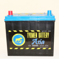 картинка Аккумулятор "Tyumen Battery" ASIA AMF 50 а/ч (R) тонкие клеммы+ переходник на толстые клеммы от интернет-магазина "АВТОИМПЕРИЯ", 2000646513832