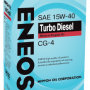 картинка ENEOS CG-4  TURBO  15W-40    4л от интернет-магазина "АВТОИМПЕРИЯ", 8801252021384