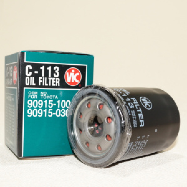 картинка Фильтр масляный  VIC  C-113 /90915-03004/   от интернет-магазина "АВТОИМПЕРИЯ", 4971295111305