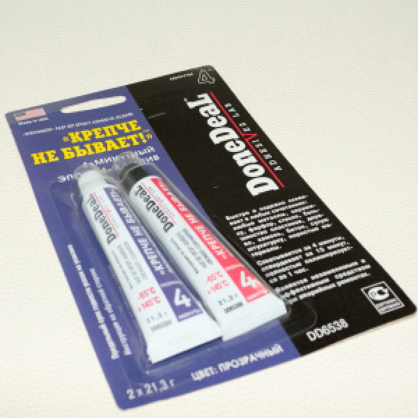 картинка 4-мин 2-ком прозр, клей ''Крепче не бывает" от интернет-магазина "АВТОИМПЕРИЯ", 