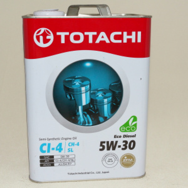 картинка TOTACHI Eco Diesel Semi-Synthetic CI-4/CH-4/SL 5W-30 6л. от интернет-магазина "АВТОИМПЕРИЯ", 4562374690486