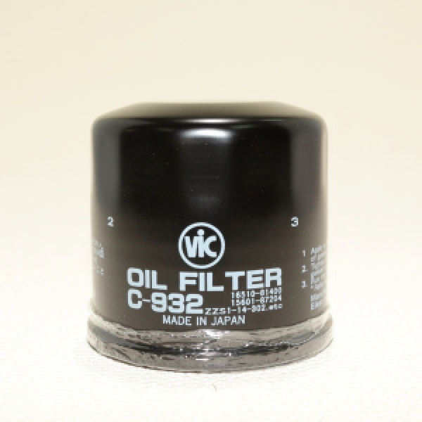 картинка Фильтр масляный  VIC  C-932 /16510-73002/  от интернет-магазина "АВТОИМПЕРИЯ", 4971295193202