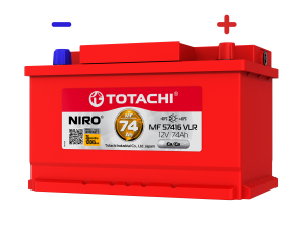 картинка Аккумулятор TOTACHI NIRO MF  57412/57416  74 L от интернет-магазина "АВТОИМПЕРИЯ", 2200000253583
