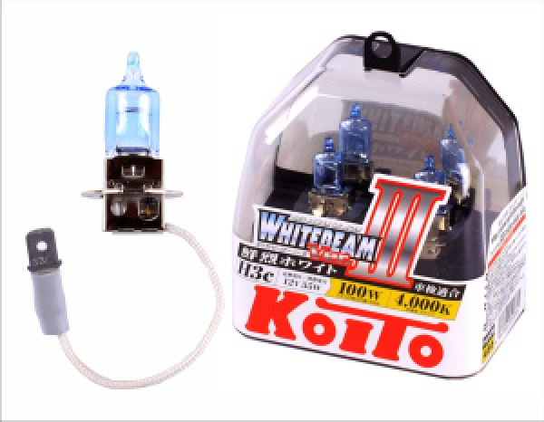 картинка Лампа галоген H3 12V 55W (100W) - 2 шт.   KOITO от интернет-магазина "АВТОИМПЕРИЯ", 4961065054857