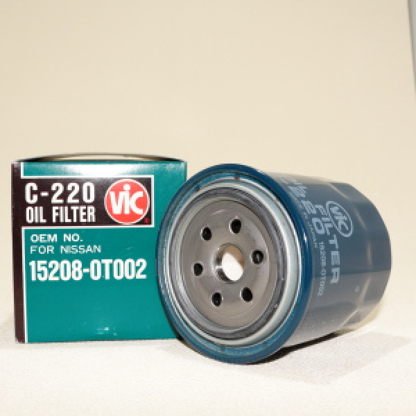 картинка Фильтр масляный  VIC  C-220 /15208-0T002/  от интернет-магазина "АВТОИМПЕРИЯ", 4971295122004
