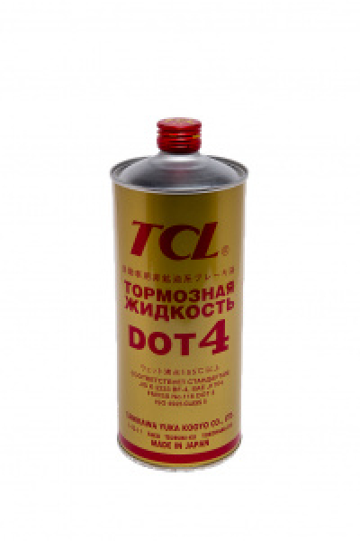 картинка Тормозная жидкость TCL  (DOT-4) /3434  1л   от интернет-магазина "АВТОИМПЕРИЯ", 4949329000833