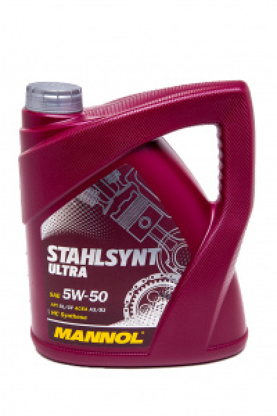 картинка MANNOL STAHLSYNT ULTRA SAE 5W-50 Синтетическое моторное масло 4л. от интернет-магазина "АВТОИМПЕРИЯ", 4036021403007