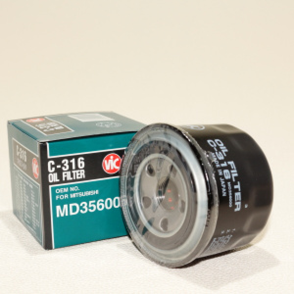 картинка Фильтр масляный  VIC  C-316 /MD356000/  от интернет-магазина "АВТОИМПЕРИЯ", 4971295131600