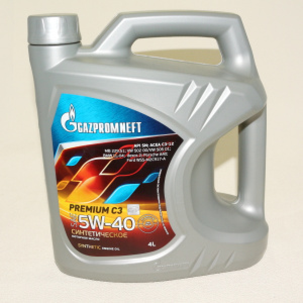 картинка Масло Gazpromneft Premium C3 (5W-40) 4л (сажевый фильтр) от интернет-магазина "АВТОИМПЕРИЯ", 4650063116161