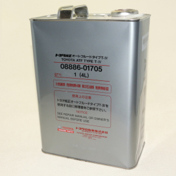 картинка TOYOTA ATF TYPE T-IV   4л 08886-81015 ORIGINAL от интернет-магазина "АВТОИМПЕРИЯ", 2000000042800