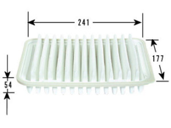 картинка Фильтр воздушный  A-1013  (17801-21050) AGAMA от интернет-магазина "АВТОИМПЕРИЯ", 2200000257635