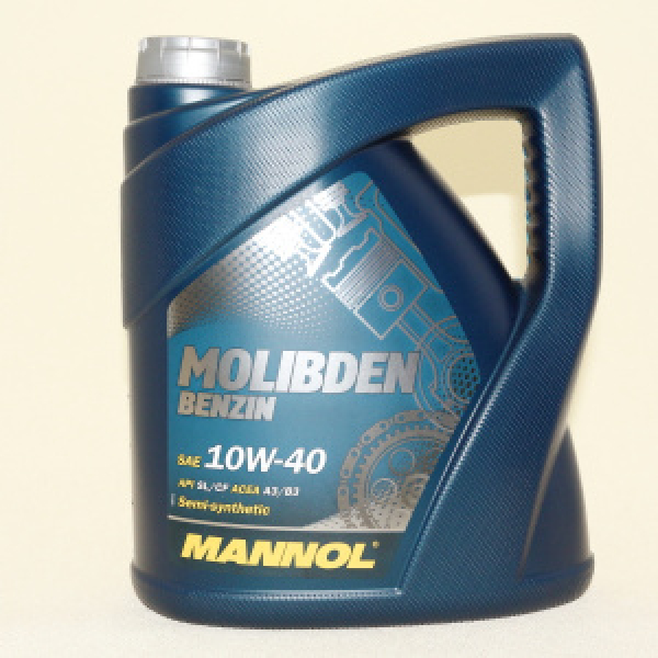 картинка MANNOL MOS  SAE 10W-40 (7505) Полусинтетическое моторное масло с молибденом 4л. от интернет-магазина "АВТОИМПЕРИЯ", 4036021404301