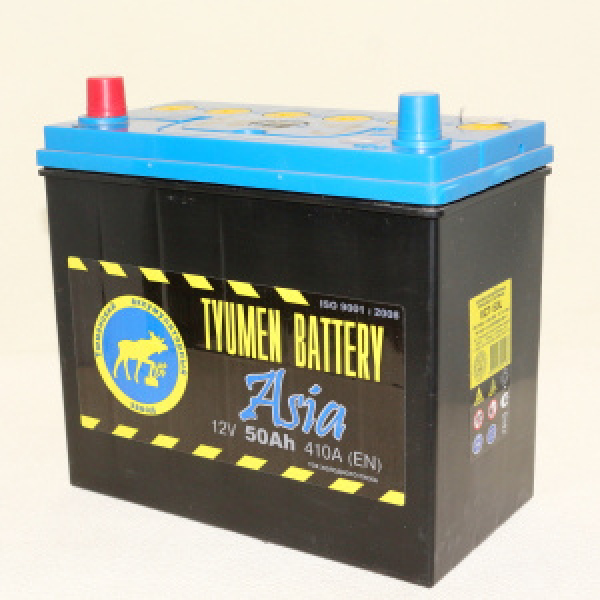 картинка Аккумулятор "Tyumen Battery" ASIA AMF 50 а/ч (R) тонкие клеммы+ переходник на толстые клеммы от интернет-магазина "АВТОИМПЕРИЯ", 2000646513832