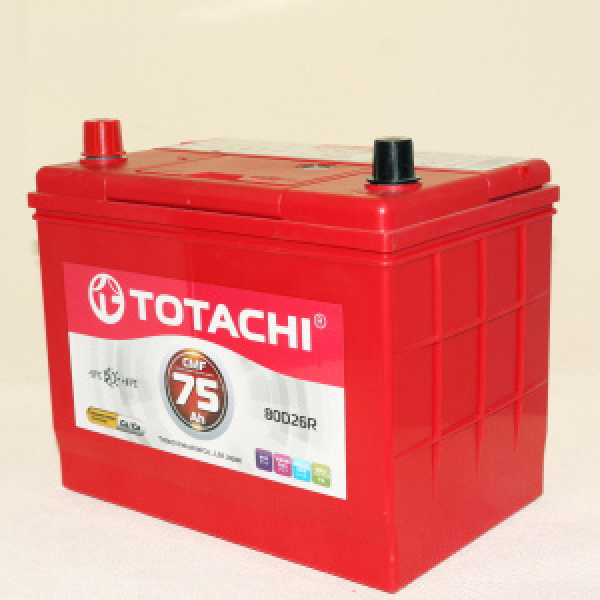 картинка Аккумулятор TOTACHI  75R   80D26R от интернет-магазина "АВТОИМПЕРИЯ", 2000646505424