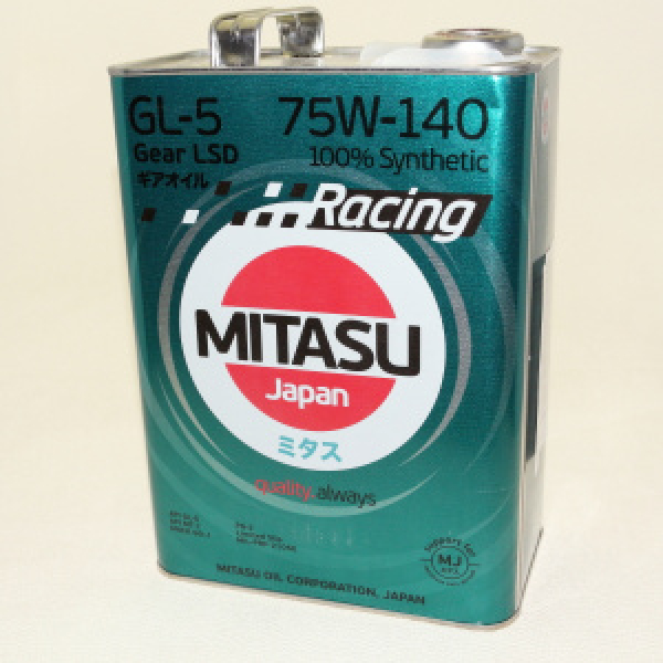 картинка MITASU SPORT  LSD   75W-140 4л.  MJ414 от интернет-магазина "АВТОИМПЕРИЯ", 4562307792188