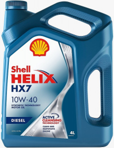 картинка SHELL  HELIX   HX7 DIESEL  10W-40  4л. от интернет-магазина "АВТОИМПЕРИЯ", 5011987862807