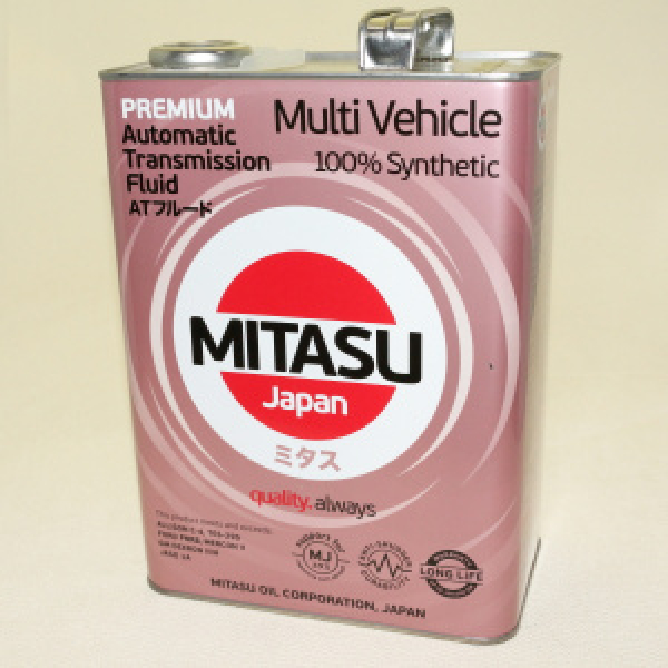 картинка MITASU  ATF MV FLUID синтет. 4л   MJ328 от интернет-магазина "АВТОИМПЕРИЯ", 4562307791518