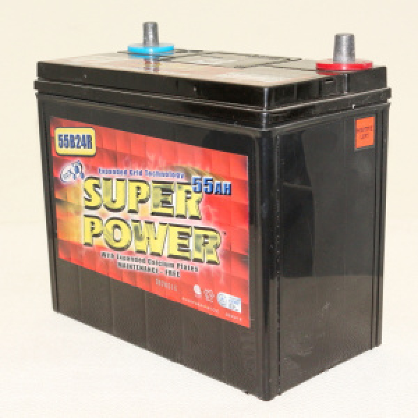 картинка Аккумулятор Super Power  55 а/ч (R) 55B24R от интернет-магазина "АВТОИМПЕРИЯ", 2000076545595