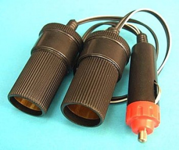 картинка Разветвитель прикуривателя (штекер-два гнезда) от интернет-магазина "АВТОИМПЕРИЯ", 