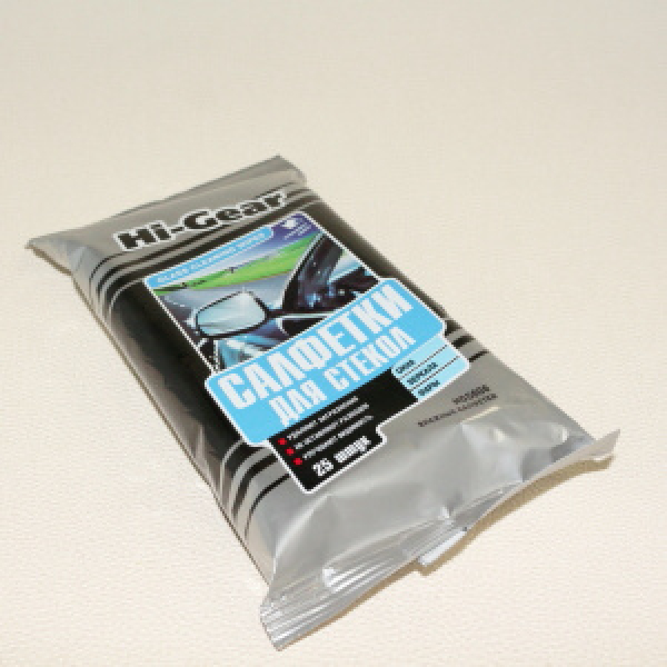 картинка Салфетки для стекол (влажные), 25шт от интернет-магазина "АВТОИМПЕРИЯ", 