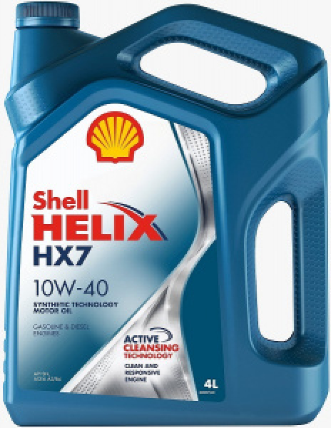 картинка SHELL  HELIX   HX7  10W-40    4л. от интернет-магазина "АВТОИМПЕРИЯ", 5011987057470