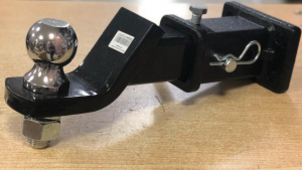 картинка Фаркоп длинный в сборе под квадрат черный от интернет-магазина "АВТОИМПЕРИЯ", 2000000055053