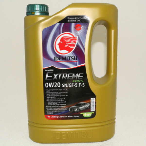 картинка IDEMITSU Extreme SN/CF-5 0W-20  F-S ECO 4л. от интернет-магазина "АВТОИМПЕРИЯ", 2200000244758