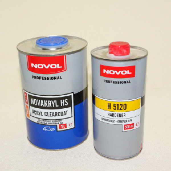 картинка NOVOL  Лак HS "NOVAKRYL"  (1л + отв. H5120 (0,5л) от интернет-магазина "АВТОИМПЕРИЯ", 5900061356311