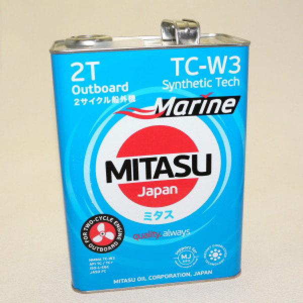 картинка MITASU  OUTBOARD 2T 4л. (2х тактн. синтетич.) MJ923 от интернет-магазина "АВТОИМПЕРИЯ", 4562307793833