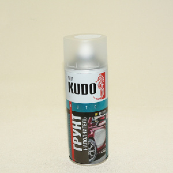 картинка Грунт-спрей  "Ku-Do"/BODY  (белый) 420мл  от интернет-магазина "АВТОИМПЕРИЯ", 4606445001020