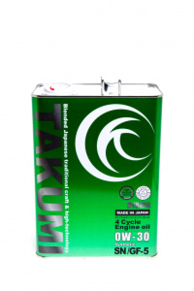 картинка Масло моторное TAKUMI HYBRID 0W-30 SN синтет. бенз. 4л. от интернет-магазина "АВТОИМПЕРИЯ", 4582387560040