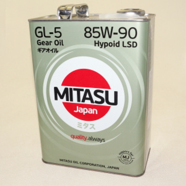 картинка MITASU  LSD  85W-90 (for TOYOTA)  4л  минеральное  MJ412  от интернет-магазина "АВТОИМПЕРИЯ", 4562307792140