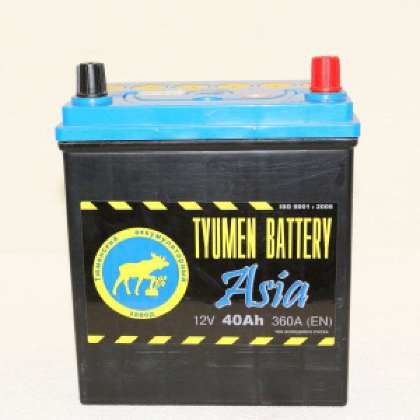 картинка Аккумулятор "Tyumen Battery" ASIA AMF 40 а/ч (L) тонкие клеммы от интернет-магазина "АВТОИМПЕРИЯ", 2000646513801