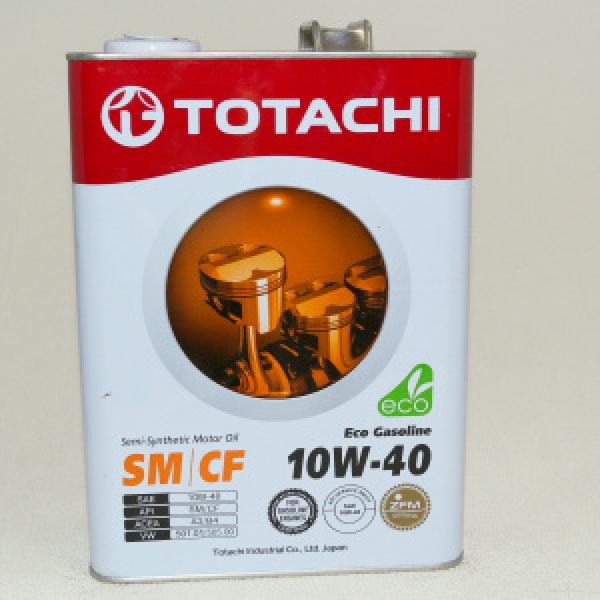 картинка TOTACHI Eco Gasoline Semi-Synthetic SM/CF  10W-40 4л. от интернет-магазина "АВТОИМПЕРИЯ", 4589904934919