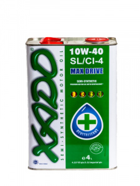 картинка XADO Масло моторное 10W-40 SL/CI-4 (ж/б 4 л) п/синт. от интернет-магазина "АВТОИМПЕРИЯ", 8718026100759