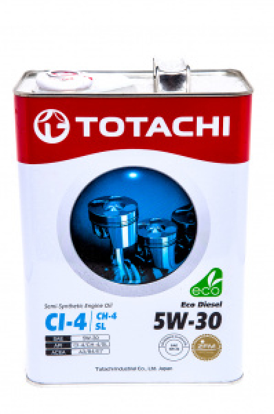 картинка TOTACHI Eco Diesel Semi-Synthetic CI-4/CH-4/SL 5W-30 4л. от интернет-магазина "АВТОИМПЕРИЯ", 4589904937200