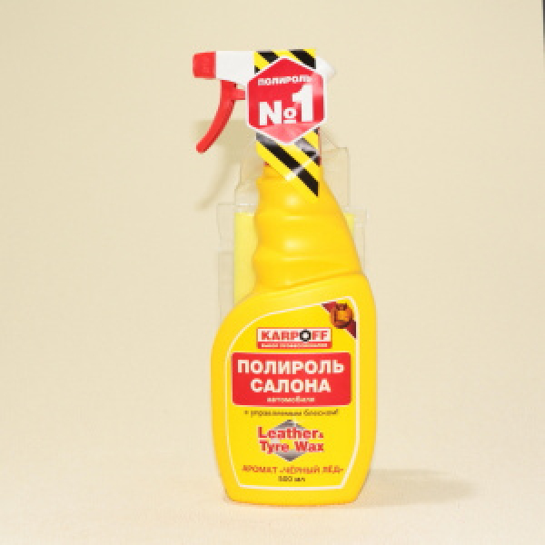 картинка Полироль панели  Чёрный лёд (KARPOFF) 500мл. от интернет-магазина "АВТОИМПЕРИЯ", 4609111640127