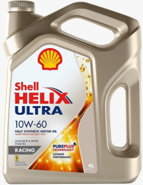 картинка SHELL  HELIX   ULTRA  RACING  10W-60  4л. от интернет-магазина "АВТОИМПЕРИЯ", 