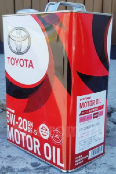 картинка TOYOTA MOTOR OIL SN   5W-20  4л (красное) от интернет-магазина "АВТОИМПЕРИЯ", 2200004391786